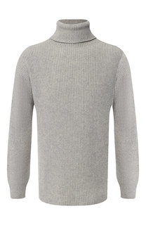 Шерстяной свитер фактурной вязки Emporio Armani
