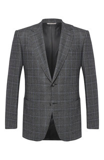 Однобортный пиджак из шерсти Canali