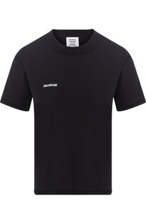 Хлопковая футболка с круглым вырезом Vetements