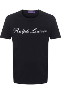 Хлопковая футболка с логотипом бренда Ralph Lauren