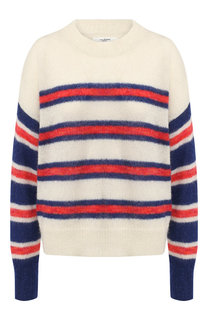 Вязаный пуловер с контрастной полоской Isabel Marant Etoile
