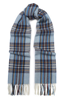 Шерстяной шарф с бахромой AD56