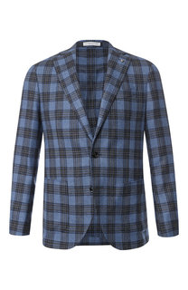 Однобортный пиджак из шерсти Sartoria Latorre