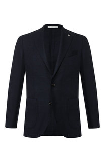 Однобортный пиджак из шерсти Sartoria Latorre