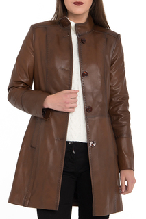 leather coat GIORGIO DI MARE