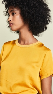 Nation LTD Marie Sateen Boxy Crop Top