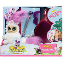 Интерактивная мягкая игрушка 1Toy Bush baby world "Пушистики" Принцесса Мелина, 18,5 см