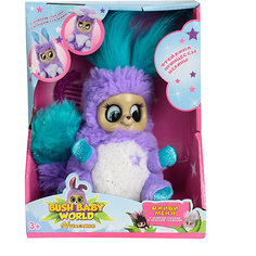 Интерактивная мягкая игрушка 1Toy Bush baby world "Пушистики" Фрейлина Леди Лекси, 14 см