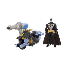 Мотоцикл DC Super Heroes "Batman" с фигуркой Бэтмена, 15 см Mattel