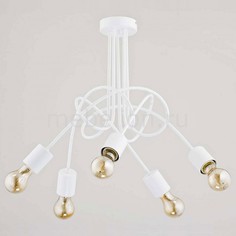 Люстра на штанге Tango White 23615 Alfa