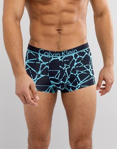 Боксеры-брифы из микрофибры с заниженной талией Calvin Klein ID - Черный