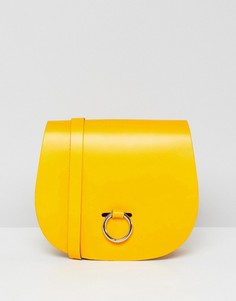 Сумка с кольцом The Leather Satchel Company - Желтый