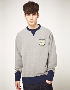 Свитшот с логотипом Lyle & Scott - Зеленый