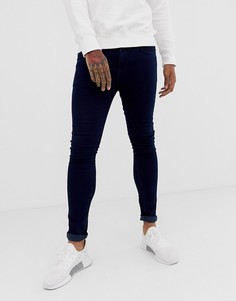 Выбеленные джинсы скинни New Look - Синий
