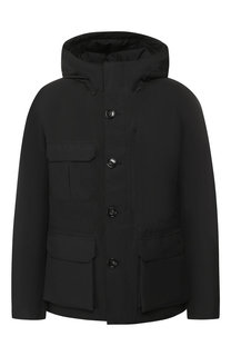 Утепленная куртка на молнии с капюшоном Woolrich