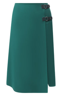 Однотонная шерстяная юбка Loro Piana