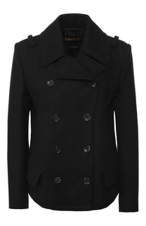 Укороченное двубортное шерстяное пальто Tom Ford