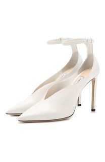 Кожаные туфли Sonia 100 на шпильке Jimmy Choo