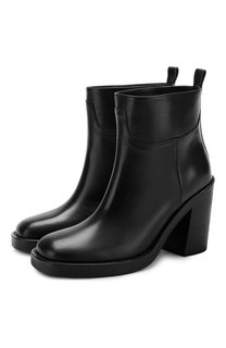 Кожаные ботильоны на устойчивом каблуке Ann Demeulemeester