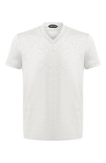 Хлопковая футболка с V-образным вырезом Tom Ford