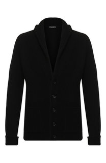 Кашемировый кардиган на пуговицах с отложным воротником Dolce & Gabbana