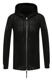 Хлопковая толстовка на молнии с капюшоном 11 by Boris Bidjan Saberi