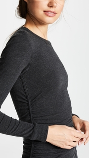 Enza Costa Ruched Mini Dress