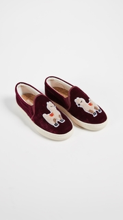 Soludos Velvet Llama Slip On Sneakers