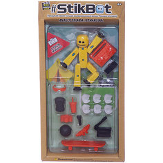Фигурка с аксессуарами Stikbot "Стиль жизни", желтый Zing