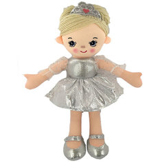 Кукла ABtoys Балерина в серебристом платье, 30 см