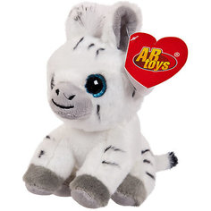 Мягкая игрушка Abtoys Зебра, 14 см
