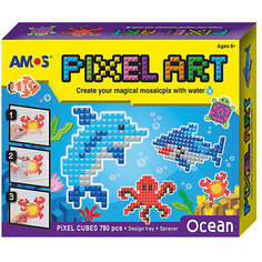 Аква-мозаика из пикселей Amos "Океан" Амос