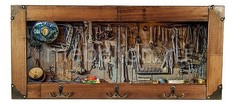 Настенная вешалка (52х23 см) Инструменты 314-15 Акита