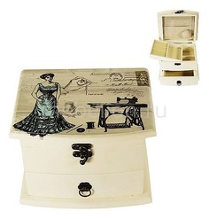 Шкатулка для украшений (19х16 см) Прованс-AKI HL249A Акита