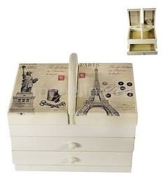 Шкатулка для украшений (22х14 см) Прованс-AKI HL288 Акита