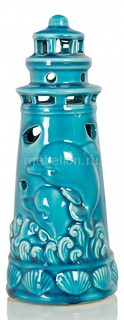 Подсвечник декоративный (26 см) Aquamarine 242409 Home Philosophy