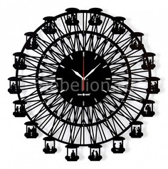 Настенные часы (62.4 см) BIG WHEEL 04006bk1 Silver Smith