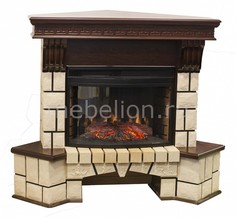 Электрокамин напольный (128х76.5х107 см) Stone New Corner 00010009990 Real Flame