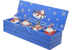 Набор из 4 снеговиков (7.5 см) LH-F1-SET_4 Mister Christmas