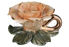 Подсвечник декоративный (11х6 см) Роза 180-524