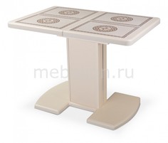 Стол обеденный Шарди ПР с плиткой и мозаикой Домотека