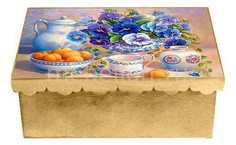 Шкатулка декоративная (26х18х13 см) Виола 1826-11 Акита