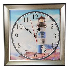 Настенные часы (33.5х33.5 см) Маяк 3434-1 Акита