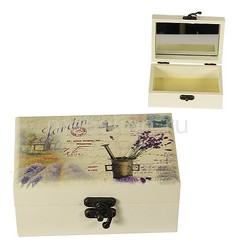 Шкатулка для украшений (12х8 см) Прованс-AKI HL265C Акита