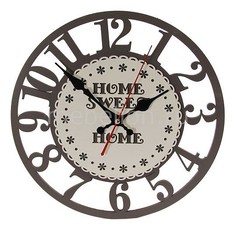 Настенные часы (30 см) Home sweet home N-156 Акита