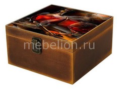 Шкатулка декоративная (24х24х13 см) Вино 1012-5 Акита