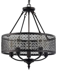 Подвесной светильник Conte FR4166-PL-05C-BL Freya