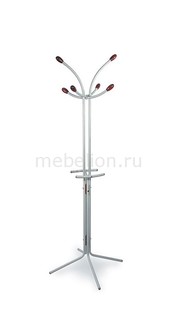 Вешалка-стойка Галилео 154 алюминий Мебелик