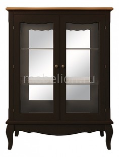 Тумба-витрина Leontina Black Этажерка