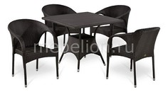 Набор уличный T190BD/Y290B-W52 Brown 4Pcs Afina